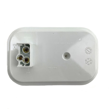 Truck-Lite Signal-Stat, Led, Red, Rectangular, 24 Diode, Stop/Turn/Tail, Pl-3, 12V, Bulk 4550-3